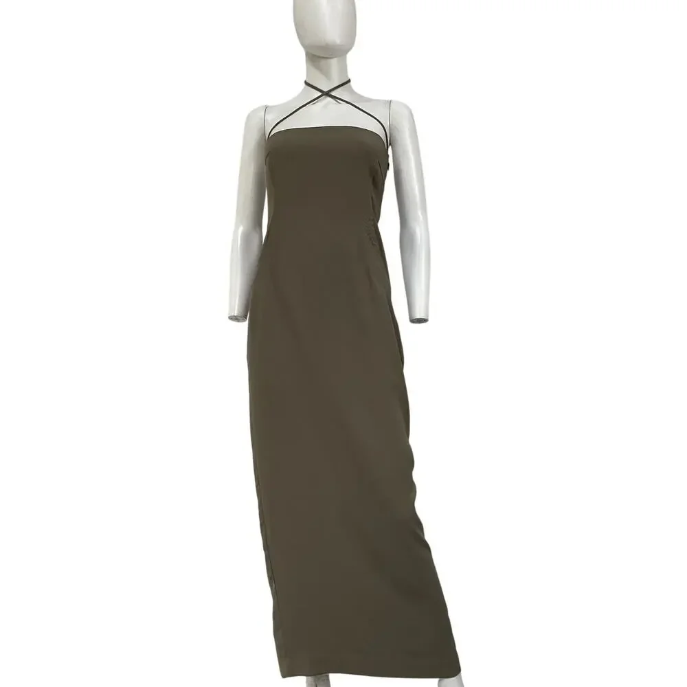 Paris Georgia Elegant Gray Audrey Dress Size XS - Picture 2 of 5